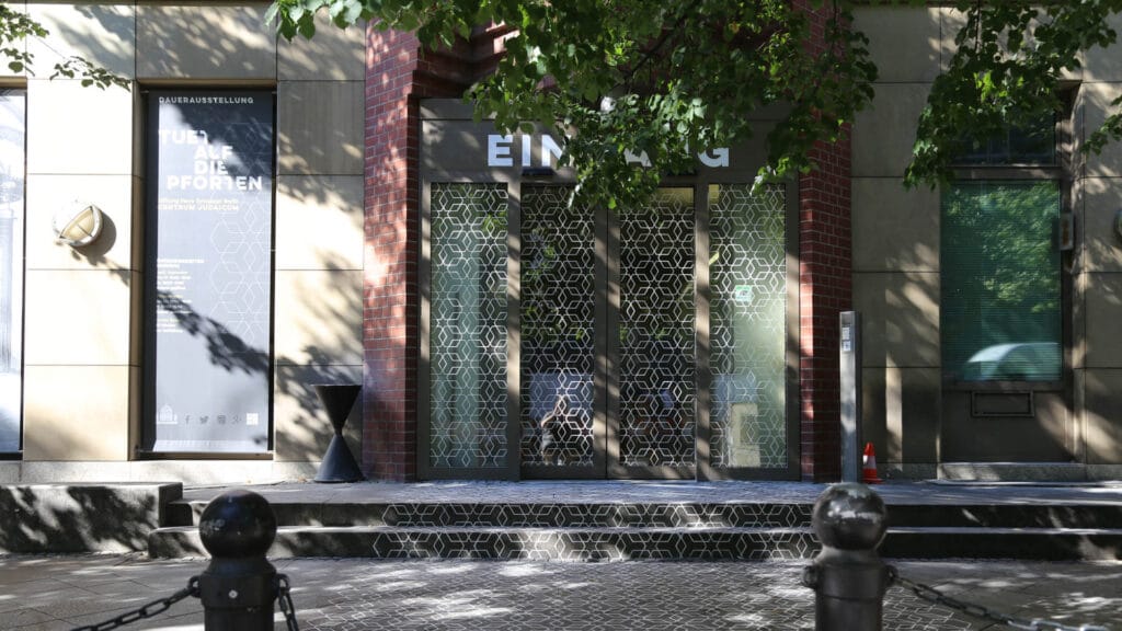 Entrance to the Centrum Judaicum permanent exhibition