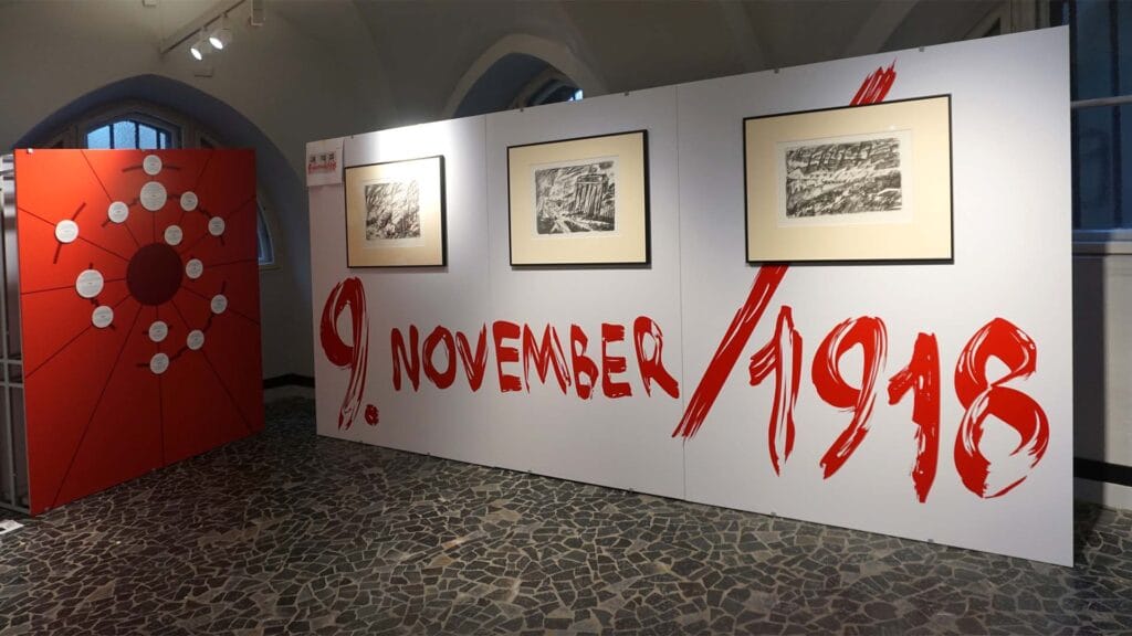 November 9, 1918 Exhibition wall