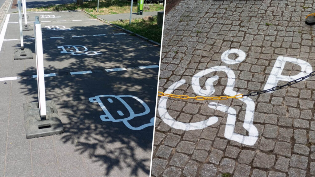Parkplatzmarkierung