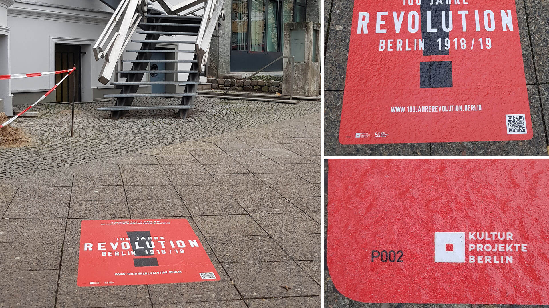 Bodenfolie Indoor für Ausstellung Revolution 1918 & 19