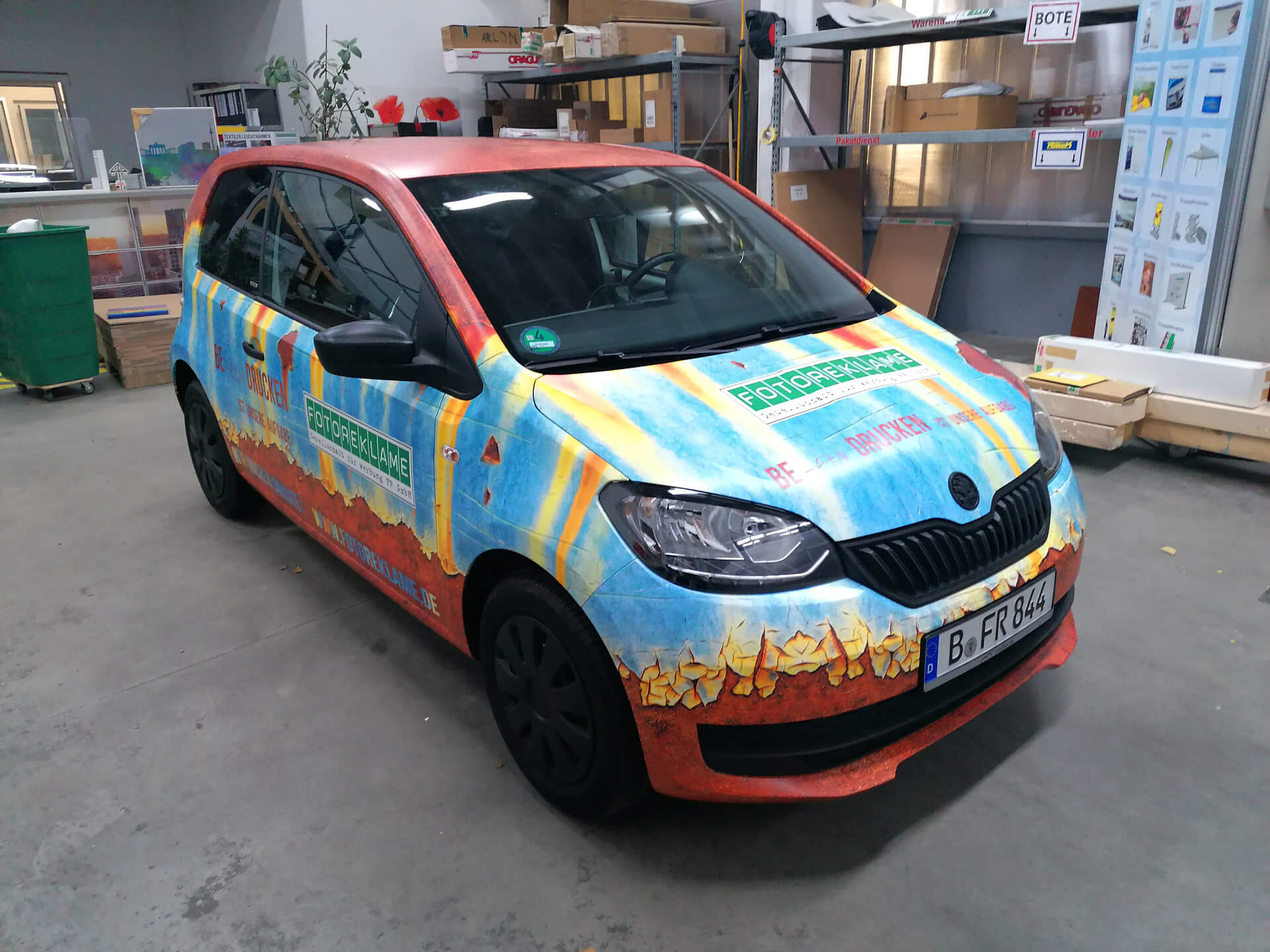 Skoda Citigo Vollfolierung