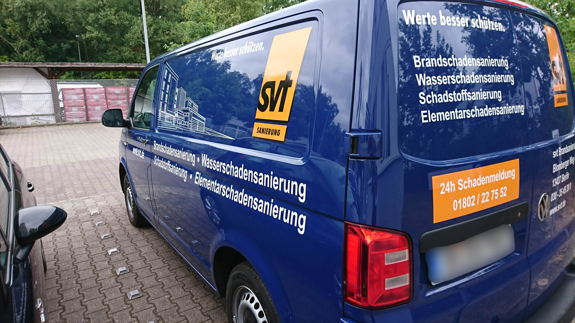 SVT Brandsanierung Folierung